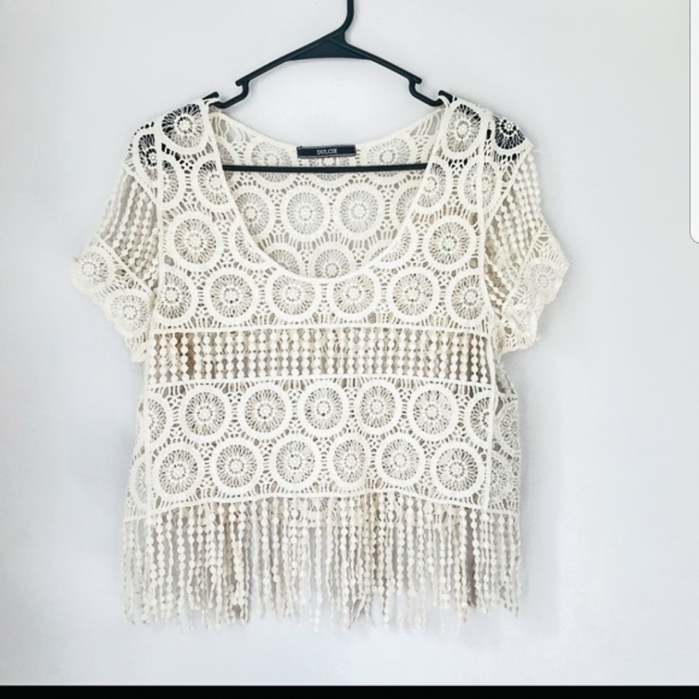 Beautiful Dulcie Lace Crop Top